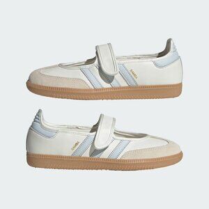 Adidas Women's Samba Jane Shoes Cloud White/Halo Blue Size 9/9.5 New with tags